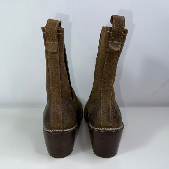 Fry Suede Chelsea Boots Aleksandra Zee Block Heel Women's Size 8 - Picture 10 of 16